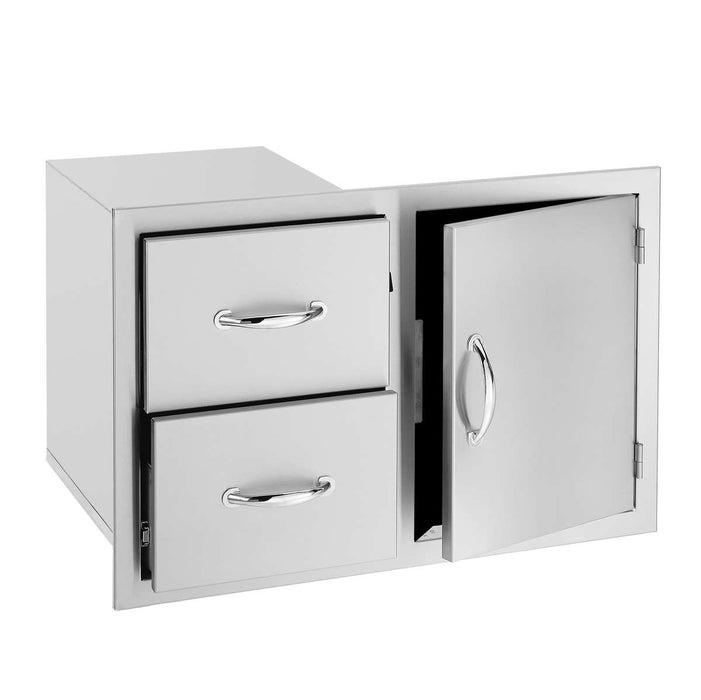 Summerset 2-Drawer & Access Door Combo SSDC2 - Multiple Sizes Combo Doors & Drawers Summerset   