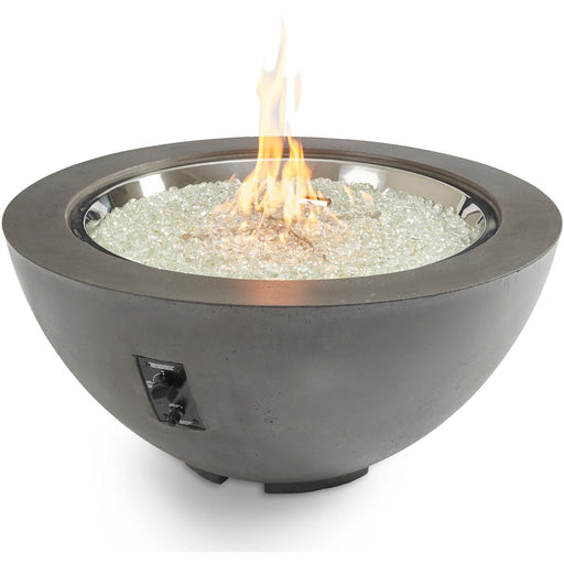 The Outdoor GreatRoom Company Midnight Mist Cove 42" Round Gas Fire Pit Bowl Fire Bowls The Outdoor GreatRoom Company   