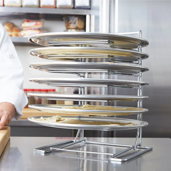 Chicago Brick Oven 7 Slot Wall Mounted Pizza Pan Rack Pizza Pan Rack Chicago Brick Oven (CBO)   