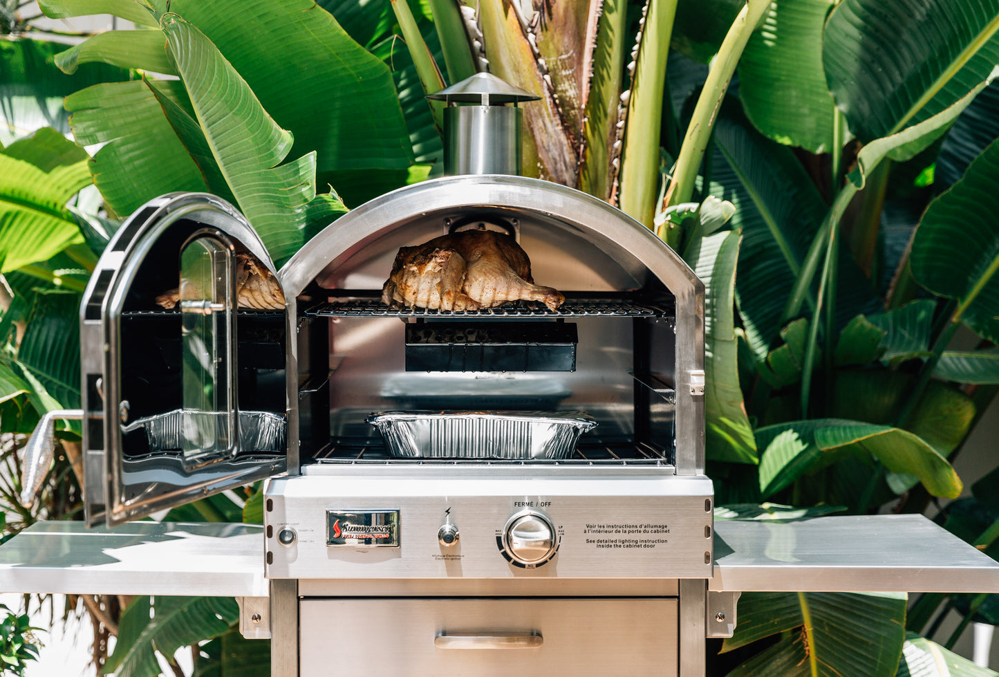 Summerset Outdoor Oven SS-OVFS-NG/LP: Premium Gas Pizza Oven for Perfect Backyard Entertaining Pizza Oven Summerset   