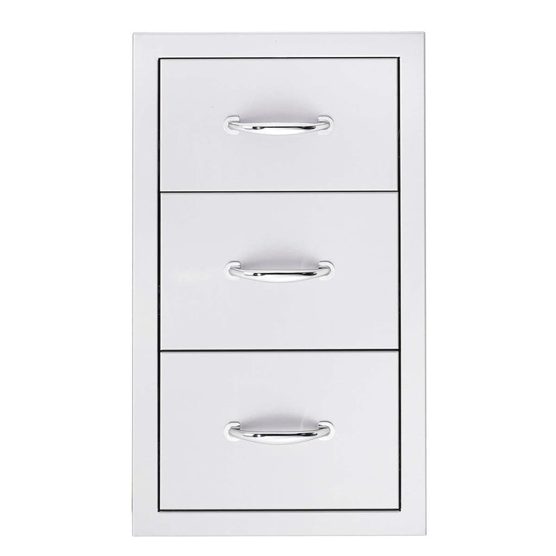Summerset 17" Triple Drawer SSDR3-17: Premium Outdoor Kitchen Storage Solution Drawers Summerset   