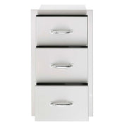 Summerset 17" Triple Drawer SSDR3-17: Premium Outdoor Kitchen Storage Solution Drawers Summerset   