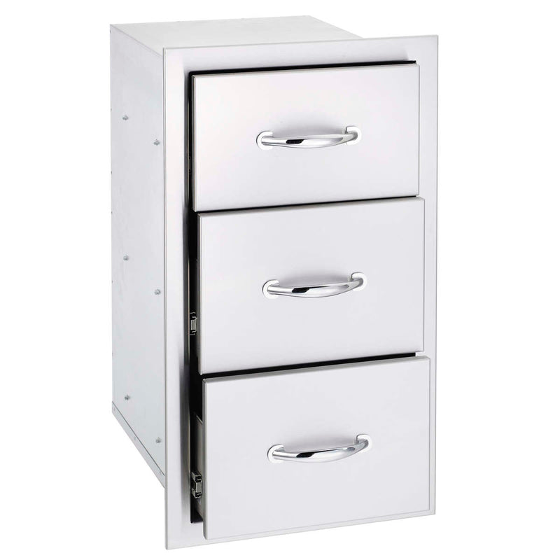 Summerset 17" Triple Drawer SSDR3-17: Premium Outdoor Kitchen Storage Solution Drawers Summerset   