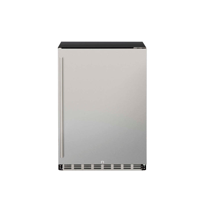 Summerset Outdoor Compact Refrigerator - 24" 5.3 cu ft Right Hinge SSRFR-24S Refrigerator Summerset   