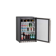 Summerset Outdoor Compact Refrigerator - 24" 5.3 cu ft Right Hinge SSRFR-24S Refrigerator Summerset   