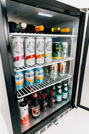 Summerset Outdoor Compact Refrigerator - 24" 5.3 cu ft Right Hinge SSRFR-24S Refrigerator Summerset   