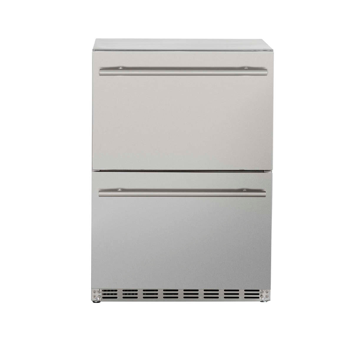 Summerset Outdoor Refrigerator Drawers - SSRFR-24DR2: Deluxe 24" Dual Drawer Unit Refrigerator Drawers Summerset   