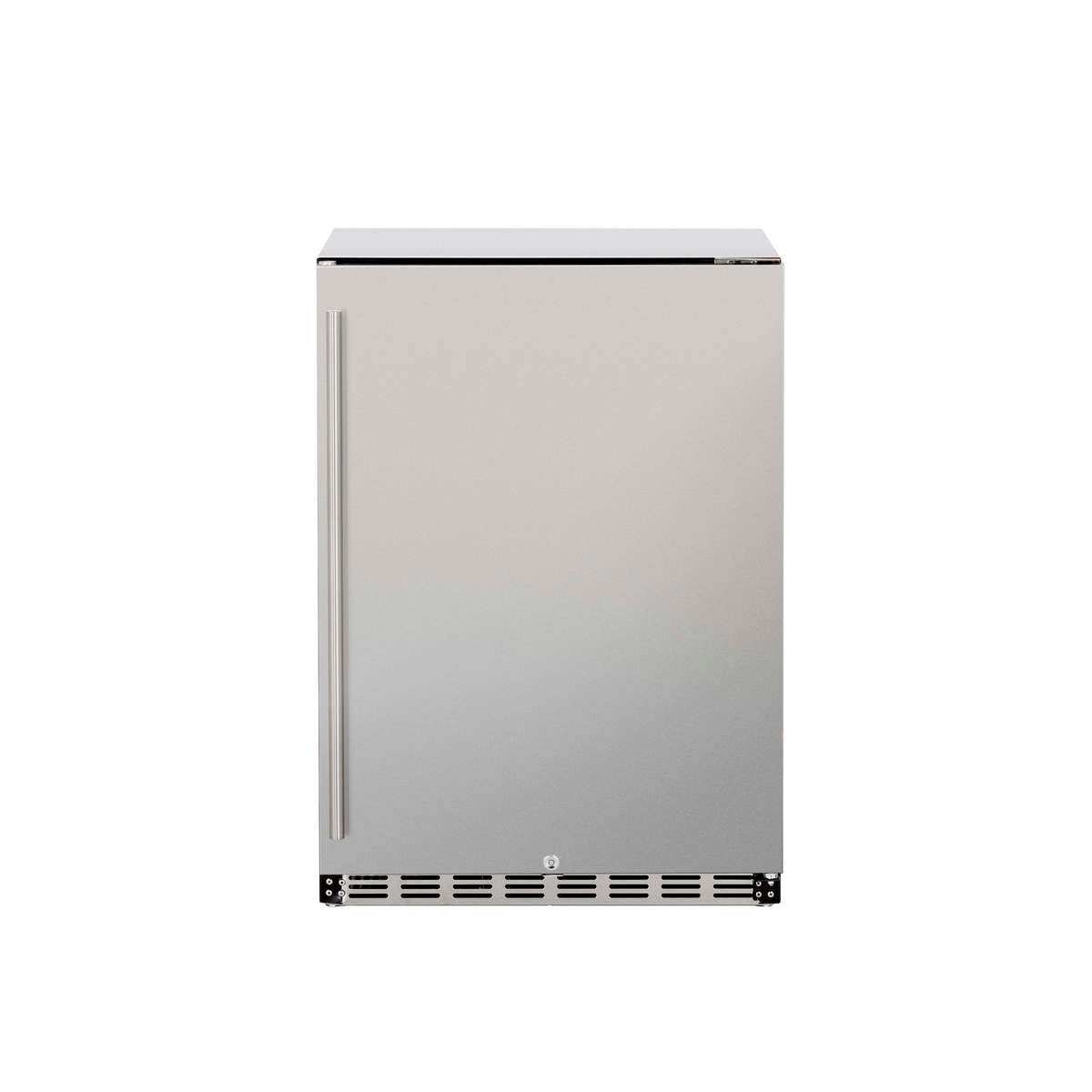 Summerset SSRFR-24D Outdoor Refrigerator: Stainless Steel Deluxe 24-inch Fridge Refrigerator Summerset   