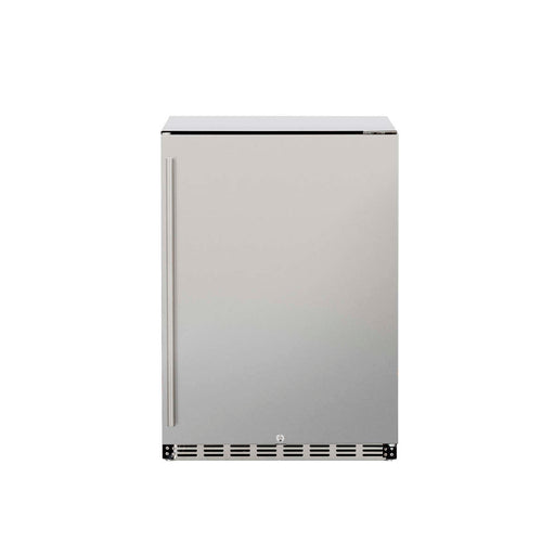 Summerset SSRFR-24D Outdoor Refrigerator: Stainless Steel Deluxe 24-inch Fridge Refrigerator Summerset   
