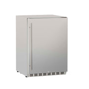 Summerset SSRFR-24D Outdoor Refrigerator: Stainless Steel Deluxe 24-inch Fridge Refrigerator Summerset   