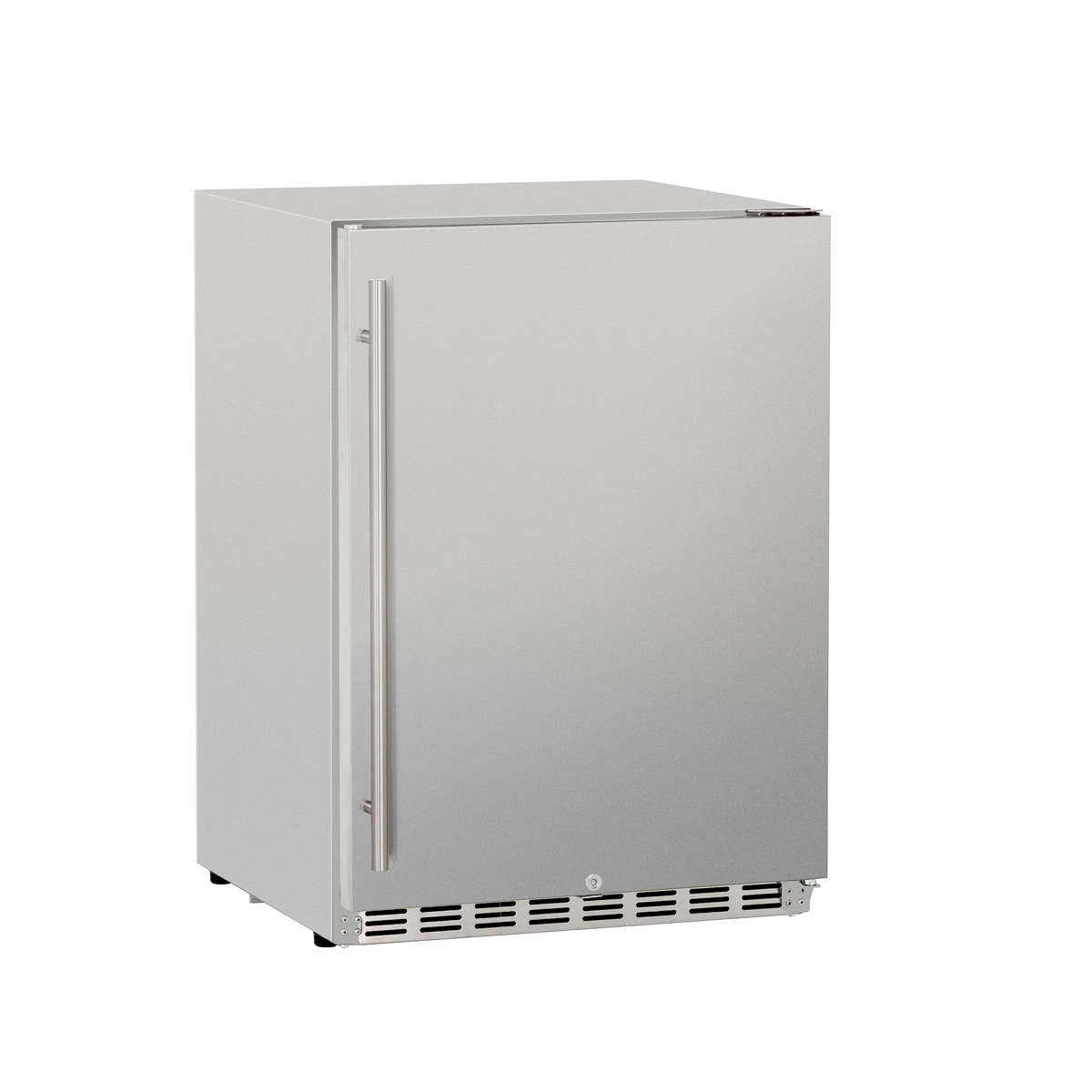 Summerset SSRFR-24D Outdoor Refrigerator: Stainless Steel Deluxe 24-inch Fridge Refrigerator Summerset   