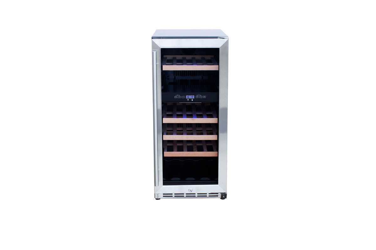 Summerset SSRFR-15WD Outdoor Dual Zone Wine Cooler: 15" Luxury Refrigeration for Perfect Wine Storage Wine Cooler Summerset   