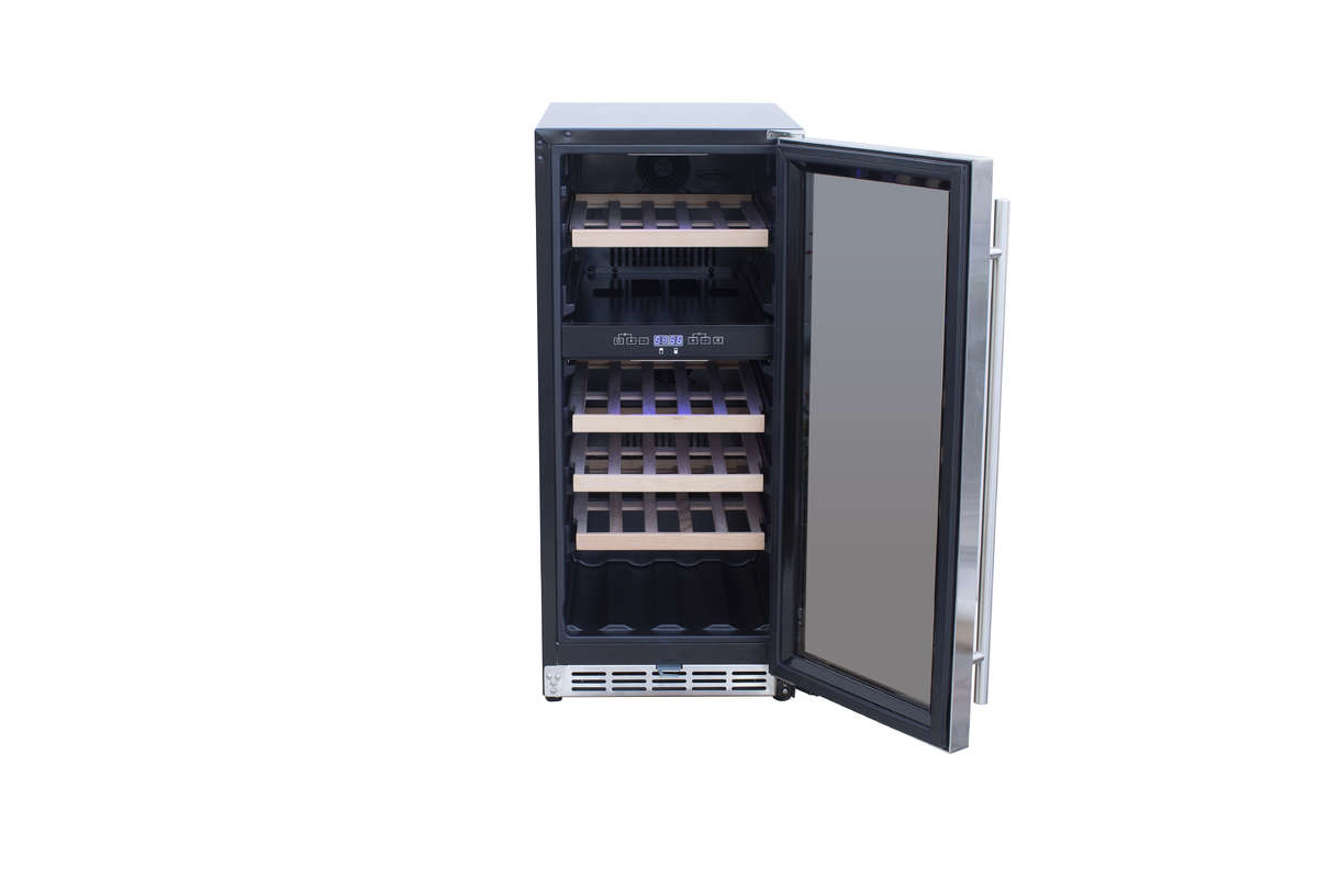 Summerset SSRFR-15WD Outdoor Dual Zone Wine Cooler: 15" Luxury Refrigeration for Perfect Wine Storage Wine Cooler Summerset   