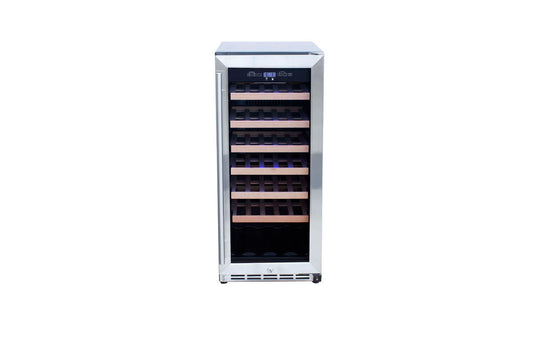 Summerset SSRFR-15W Outdoor Wine Cooler: 15" Stainless Steel Luxury Fridge Wine Cooler Summerset   