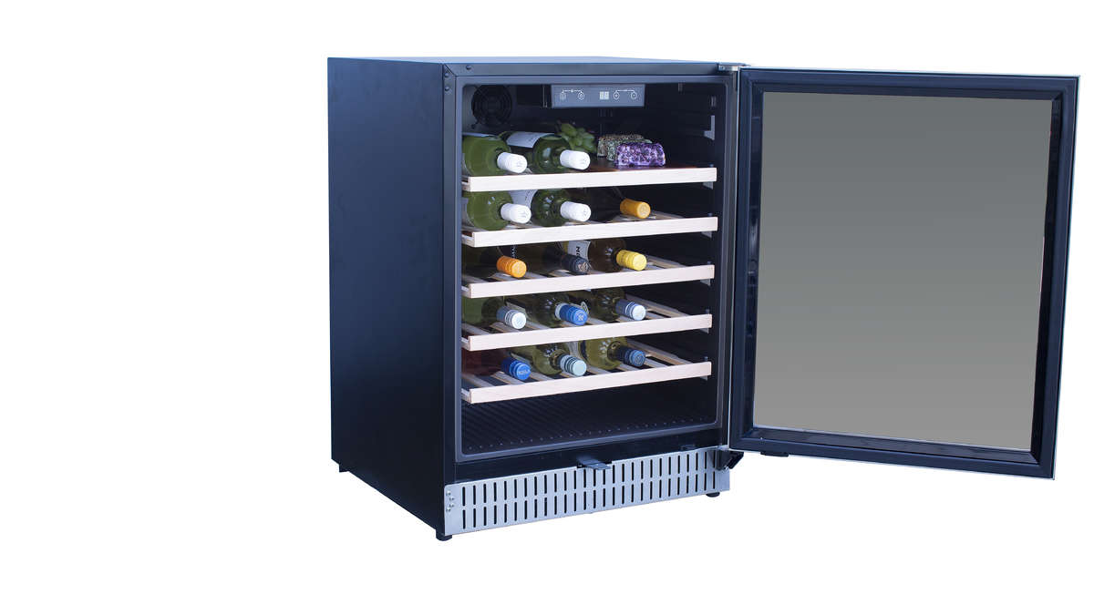 Summerset SSRFR-24W Outdoor Wine Cooler: 24" Stainless Steel Luxury Refrigeration Wine Cooler Summerset   