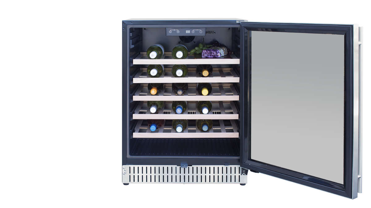 Summerset SSRFR-24W Outdoor Wine Cooler: 24" Stainless Steel Luxury Refrigeration Wine Cooler Summerset   