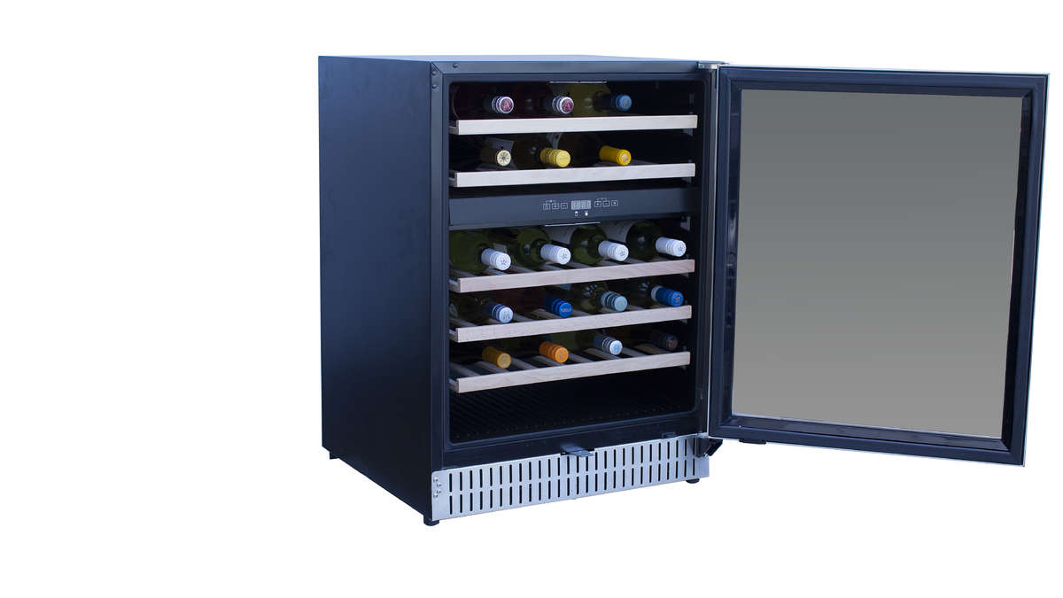 Summerset SSRFR-24WD: Outdoor Dual Zone Wine Cooler - 24 Inch Wine Cooler Summerset   