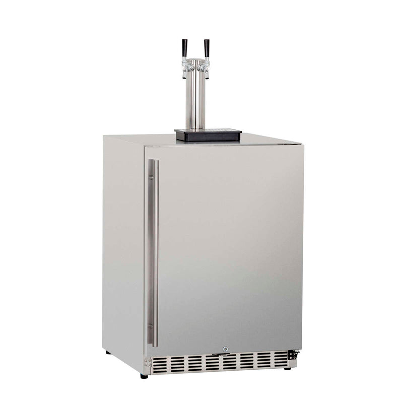 Summerset SSRFR-24DK2 Outdoor Dual Tap Kegerator - 25" Stainless Steel Kegerator Summerset   