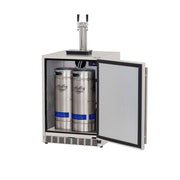 Summerset SSRFR-24DK2 Outdoor Dual Tap Kegerator - 25" Stainless Steel Kegerator Summerset   