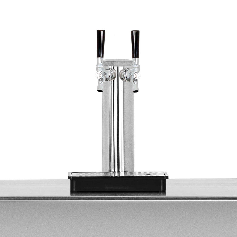 Summerset SSRFR-24DK2 Outdoor Dual Tap Kegerator - 25" Stainless Steel Kegerator Summerset   