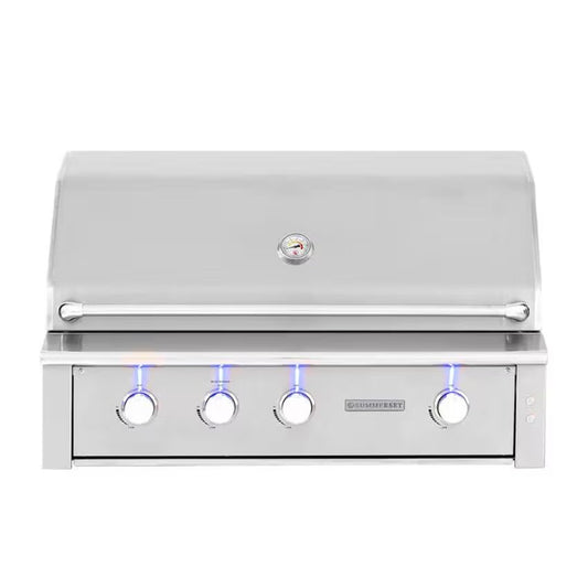 Summerset Alturi ALT36T-NG/LP Gas Grill: 36" 3-Burner Built-In, Stainless Steel Built-in Gas Grill Summerset   