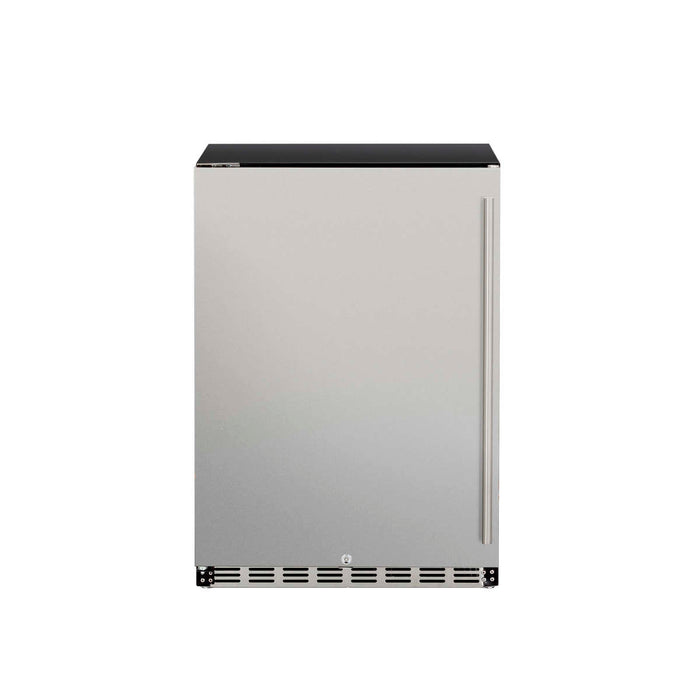 Summerset Outdoor Compact Refrigerator - 24" 5.3 cu ft Left Hinge SSRFR-24S-R Refrigerator Summerset   