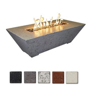 Grand Canyon Olympus Rectangular Fire Table, Propane, 60" x 30" x 18" Fire Pit Table Grand Canyon   