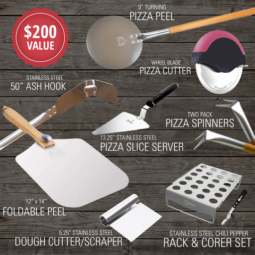 The Enthusiast Premium Accessories Package for Pizza Ovens Accessories Kit Chicago Brick Oven (CBO)   