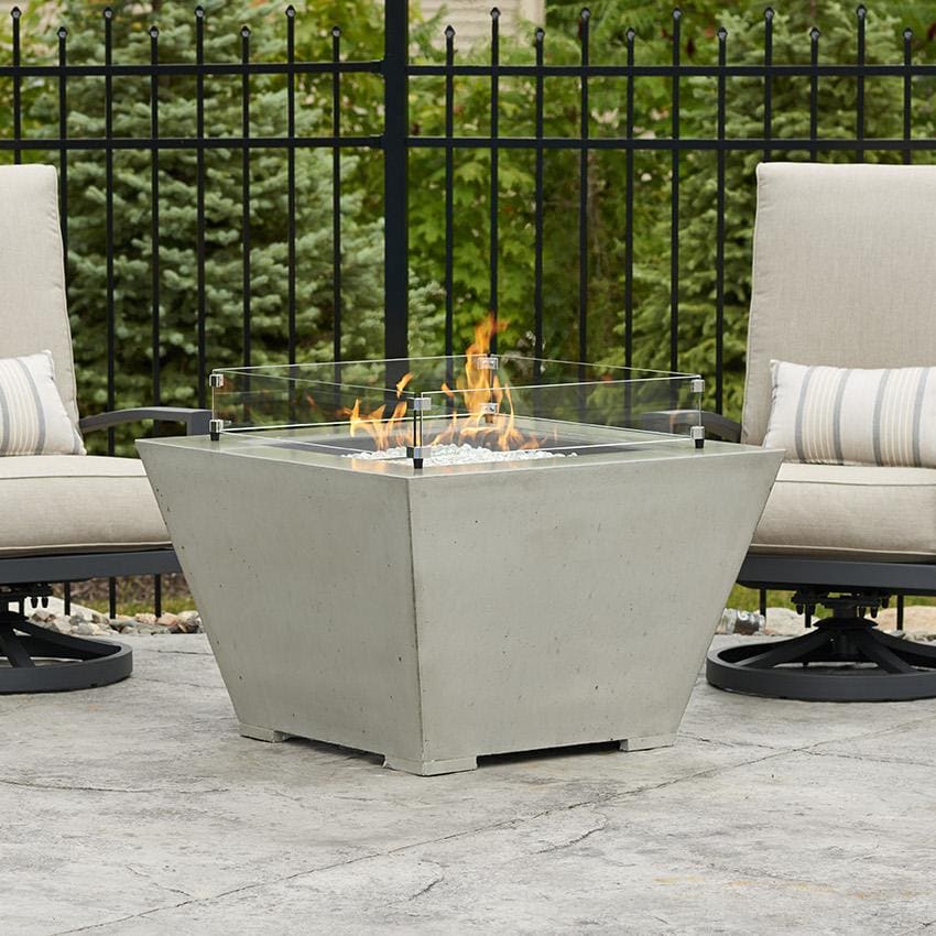 The Outdoor GreatRoom Company Cove 42" Square Gas Fire Pit Bowl (CV-2424) Fire Bowls The Outdoor GreatRoom Company   