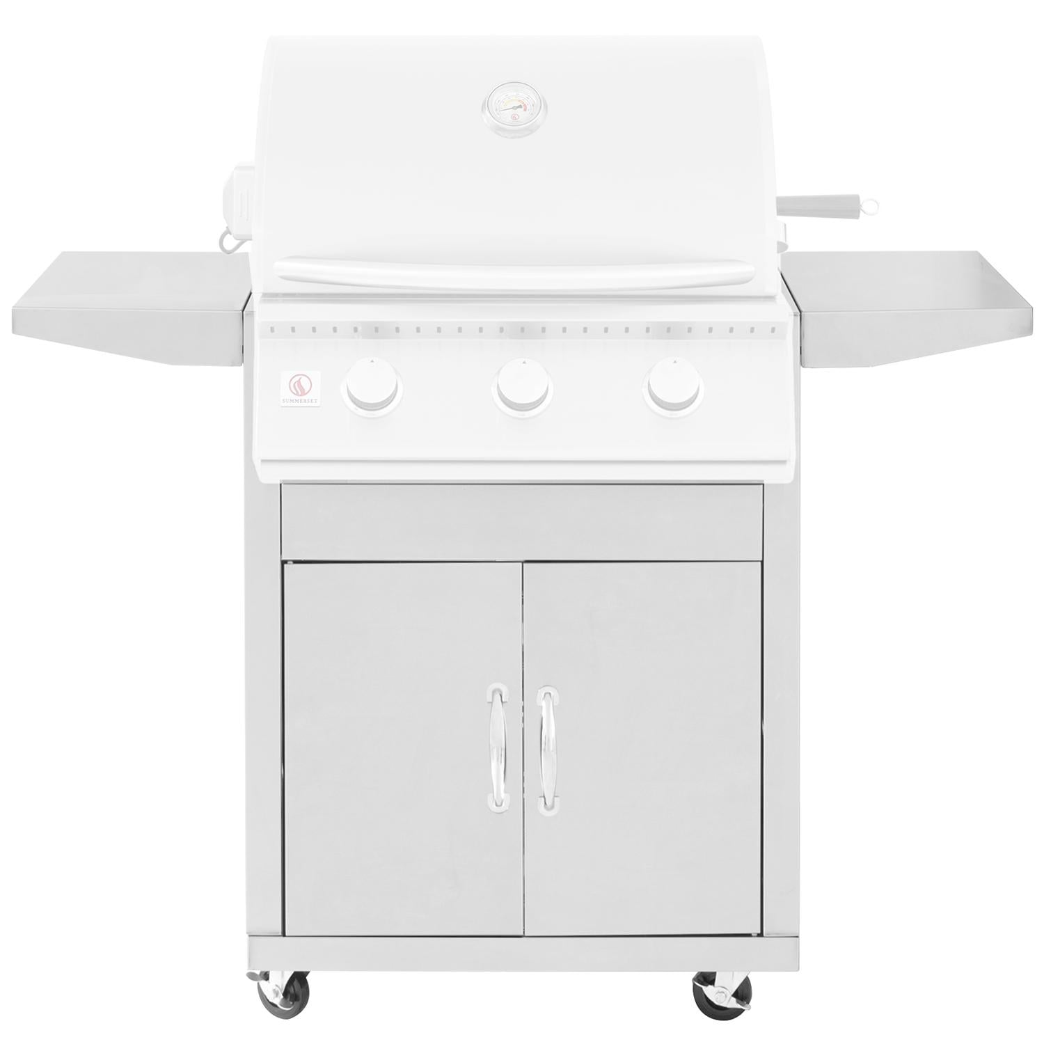 Summerset SIZ26 Gas Grill Cart for Sizzler Grills - Stainless Steel, 26" Cart for Gas Grills Summerset   