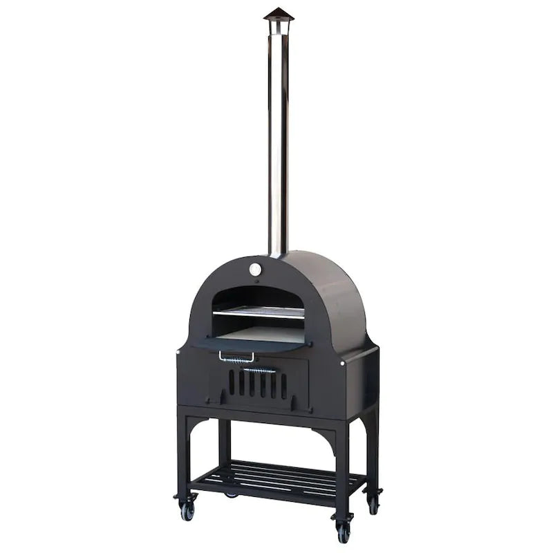 Tuscan Chef GX-B1 34-Inch Outdoor Wood-Fired Pizza Oven, Includes Cart Pizza Oven Tuscan Chef   