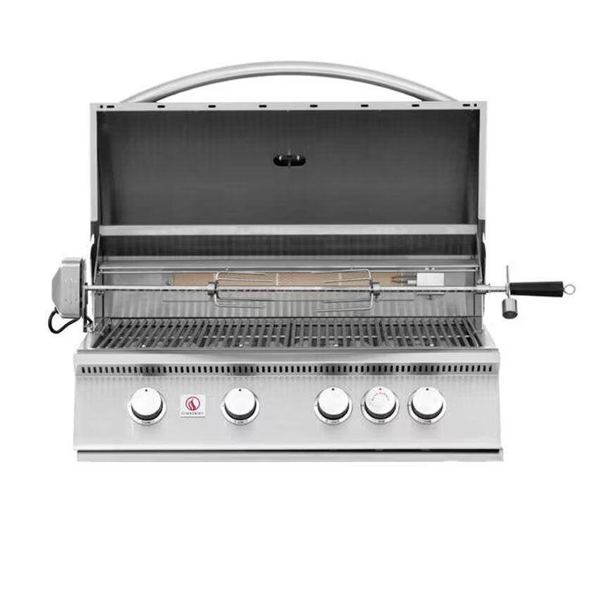 Summerset Sizzler SIZ32-NG/LP Burner: 32" 4-Burner Natural Gas Grill Built-in Gas Grill Summerset   