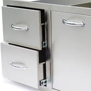 Summerset 33" Stainless Steel LP Tank Pullout Drawer Combo - Efficient Storage Solution Propane Tank Pullout Drawers Summerset   