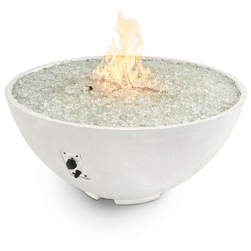 The Outdoor GreatRoom Company White Cove Edge 42" Round Gas Fire Pit Bowl Fire Bowls The Outdoor GreatRoom Company   