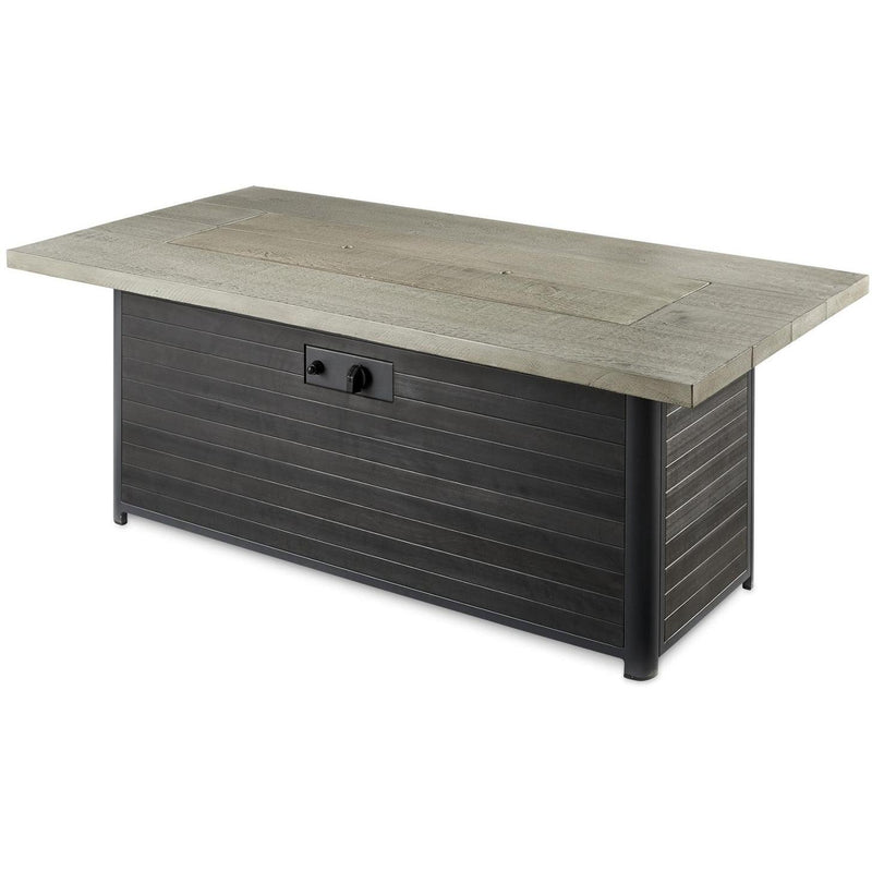 The Outdoor GreatRoom Company 61" Cedar Ridge Linear Gas Fire Pit Table (CR-1242-K) Fire Pit Table The Outdoor GreatRoom Company   
