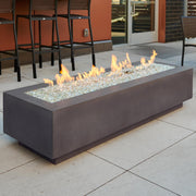 The Outdoor GreatRoom Company Midnight Mist Cove 72" Linear Gas Fire Table (CV-72MM) Fire Pit Table The Outdoor GreatRoom Company   