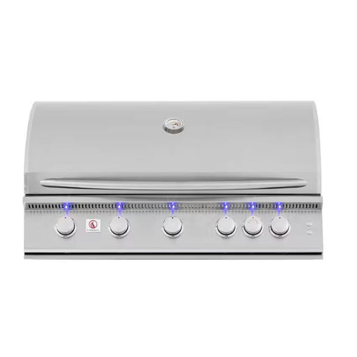 Summerset Sizzler Pro SIZPRO40-NG/LP: 40" 5-Burner Built-In Grill with Rear Infrared Burner Built-in Gas Grill Summerset   