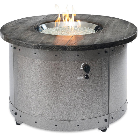 The Outdoor GreatRoom Company 41" Edison Round Gas Fire Pit Table (ED-20) Fire Pit Table The Outdoor GreatRoom Company   