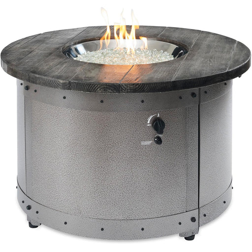 The Outdoor GreatRoom Company 41" Edison Round Gas Fire Pit Table Fire Pit Table The Outdoor GreatRoom Company   