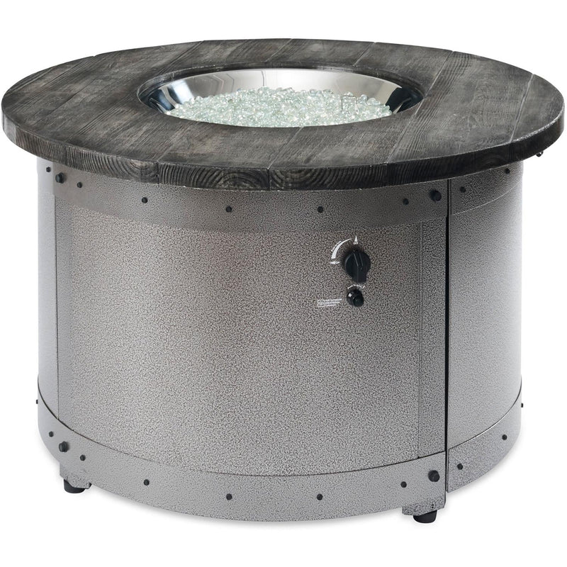 The Outdoor GreatRoom Company 41" Edison Round Gas Fire Pit Table (ED-20) Fire Pit Table The Outdoor GreatRoom Company   