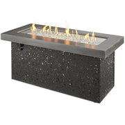 The Outdoor GreatRoom Company 55" Grey Key Largo Linear Gas Fire Pit Table (KL-1242-MM) Fire Pit Table The Outdoor GreatRoom Company   