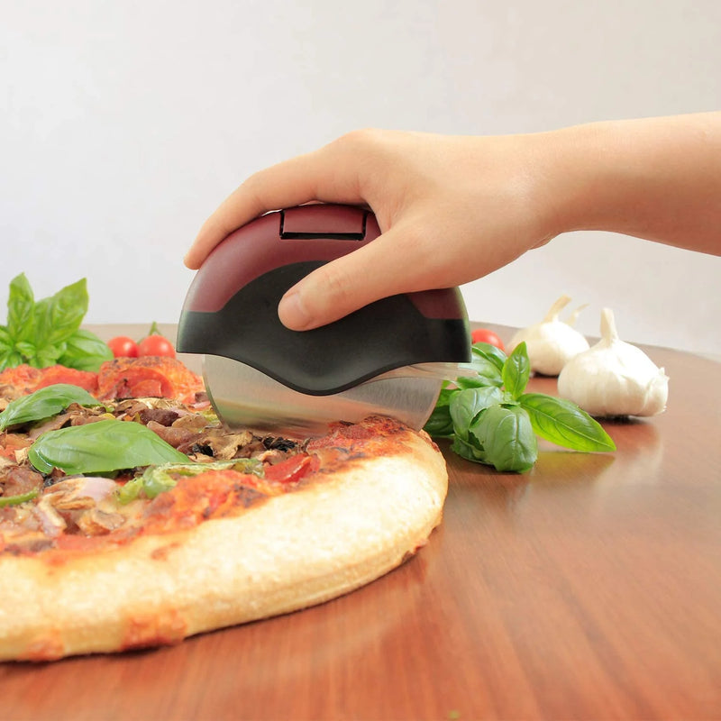 Chicago Brick Oven Ergonomic Pizza Cutter Wheel With Protective Cover Pizza Cutter Chicago Brick Oven (CBO)   