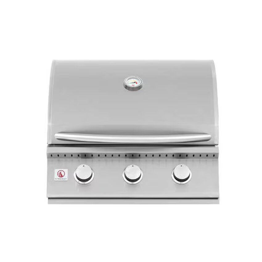 Summerset Sizzler SIZ26-NG/LP 26" Built-In Grill with 3-Burners, Natural Gas/Liquid Propane Built-in Gas Grill Summerset   