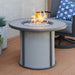 The Outdoor GreatRoom Company 32" Grey Stonefire Round Gas Fire Pit Table Fire Pit Table The Outdoor GreatRoom Company   
