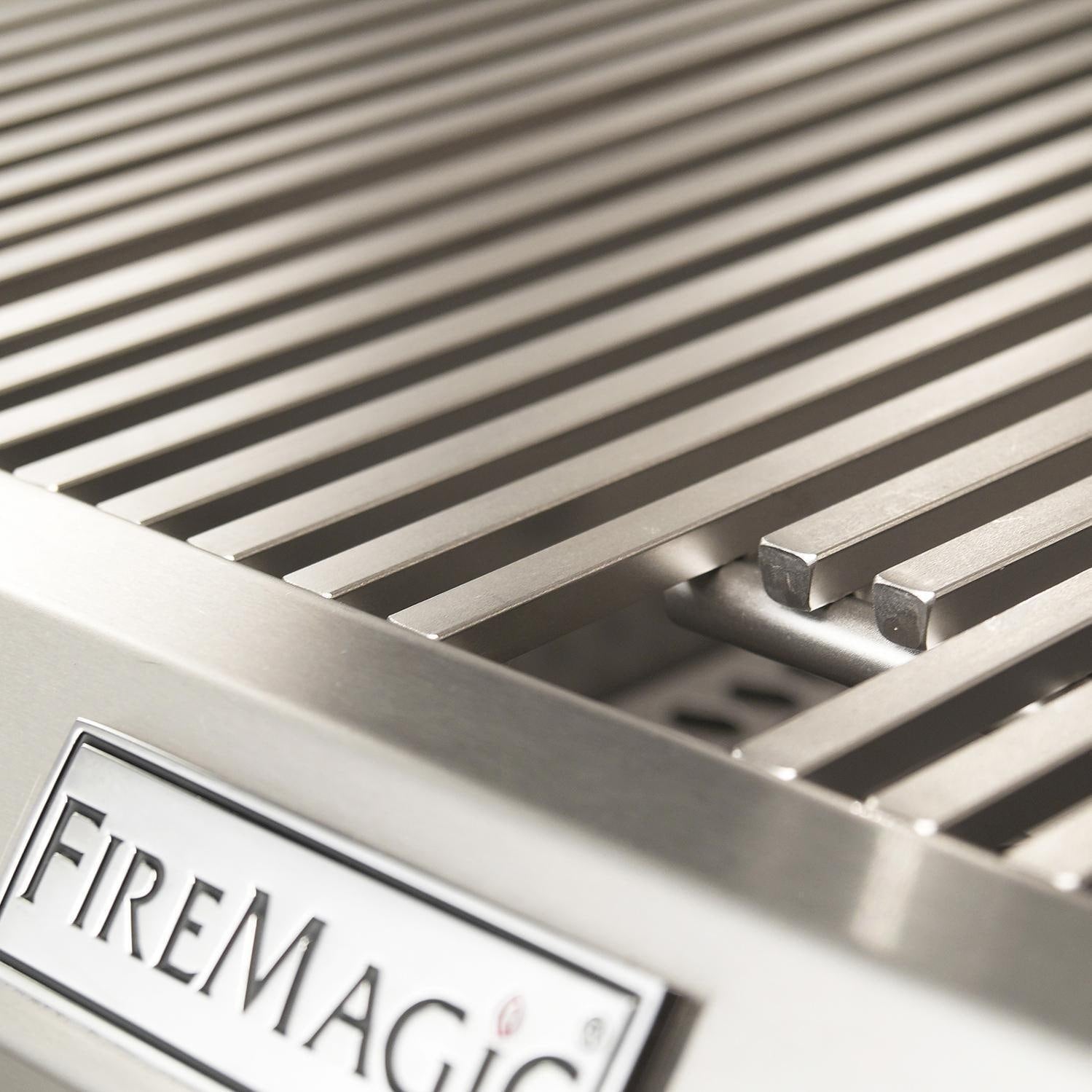 Fire Magic Choice Multi-User Accessible 24" Gas Grill w/ Analog Thermometer on Patio Post Patio Post Grill Fire Magic   