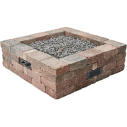 The Outdoor GreatRoom Company 51" Bronson Block Square Gas Fire Pit Kit (BRON5151-K) Fire Pit Kit The Outdoor GreatRoom Company   