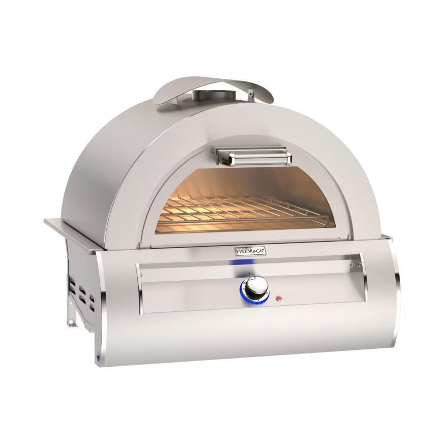 Fire Magic Echelon Diamond Built-in Pizza Oven - 42", Stainless Steel Pizza Oven Fire Magic   