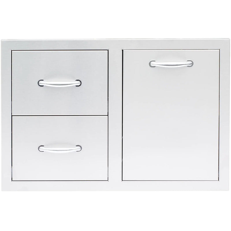 Summerset 33" Stainless Steel LP Tank Pullout Drawer Combo - Efficient Storage Solution Propane Tank Pullout Drawers Summerset   