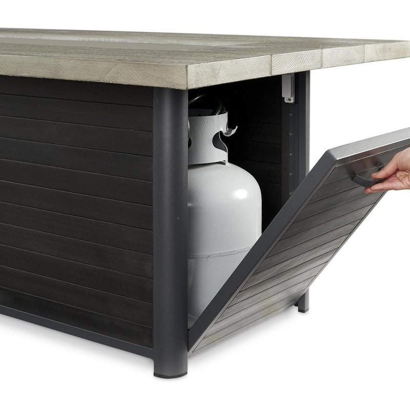 The Outdoor GreatRoom Company 61" Cedar Ridge Linear Gas Fire Pit Table (CR-1242-K) Fire Pit Table The Outdoor GreatRoom Company   