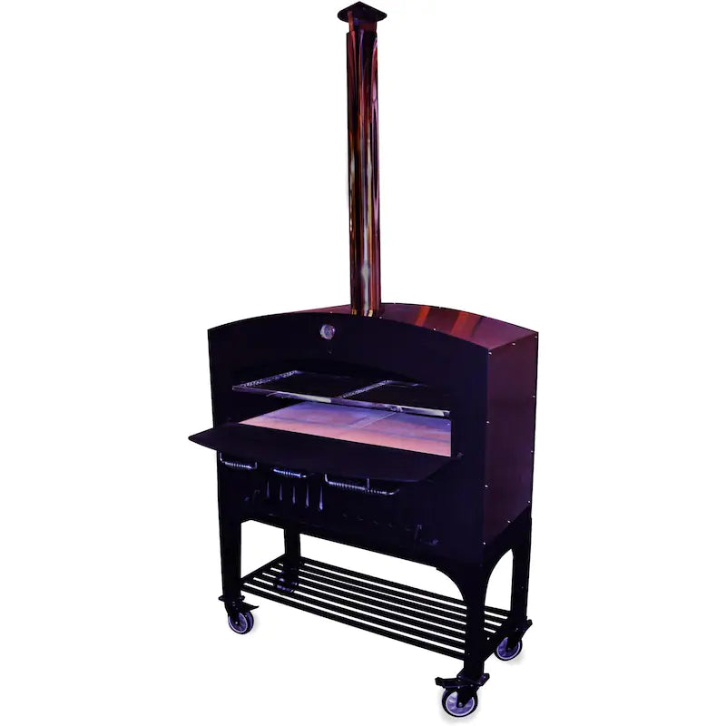 Tuscan Chef GX-D1 Large 46-Inch Outdoor Wood-Fired Pizza Oven, Includes Cart Pizza Oven Tuscan Chef   